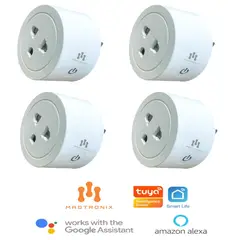MADTRONIX - Enchufe Inteligente Smart Wifi compatible Google y Alexa Pack x 4