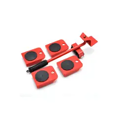 GENERICO - RUEDAS PARA MOVILIZAR MUEBLES ROJO