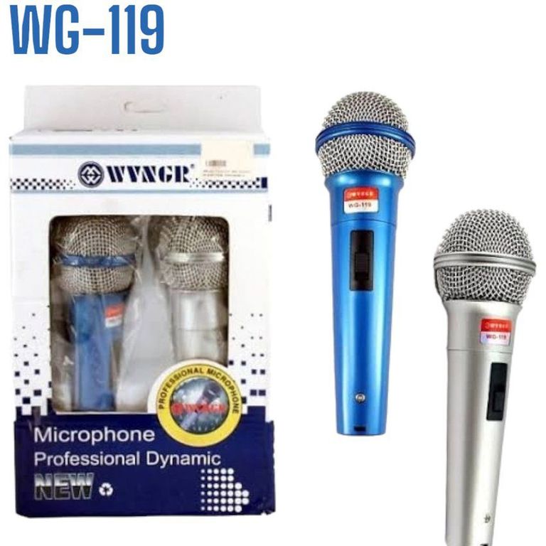 Par micrófonos profesionales unidireccional con dos cables de 2,5 m