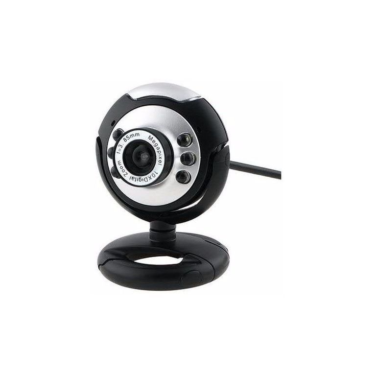 Camara web usb para pc con luz led, microfono imcorporado