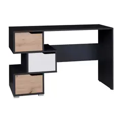 VENTITAS HOME - Escritorio Moderno Madison Color Negro y Duna