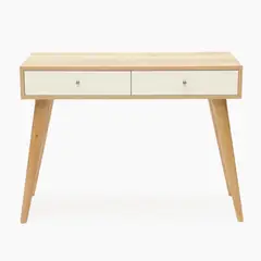 VENTITAS HOME - Escritorio Vintage 2 Cajones Color Duna