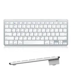 GENERICO - Teclado Inalámbrico Bluetooth para TV Laptop PC Marca Seisa - Blanco