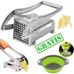 OEM - Cortadora Papas a La Francesa Picadora Pica Patata Colador Plegable