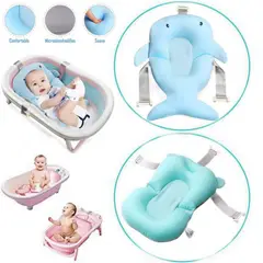 INFANTI - Cojín para bañera plegable AZUL