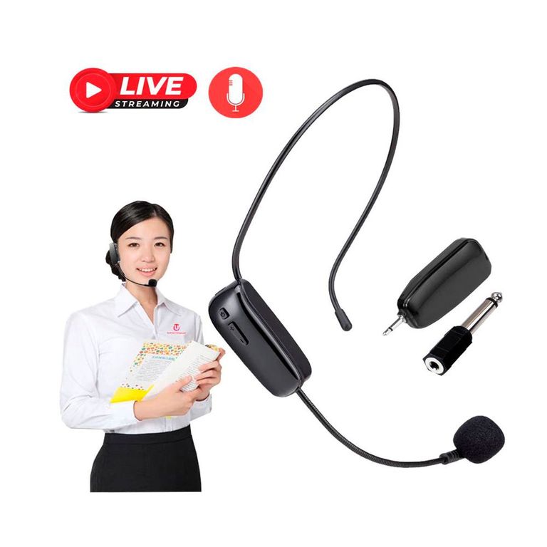Micrófono Inalámbrico Transmisión en vivo TIK TOK Live Streaming