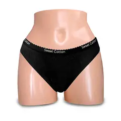 SWEET COTTON - Bikini Negro