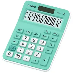 CASIO - Calculadora 12 Dígitos solar y Pilas - Verde