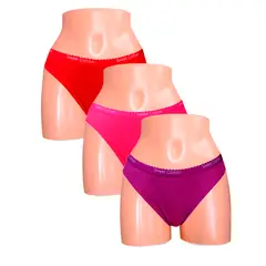 SWEET COTTON - Pack x3 Bikini Multicolor 2