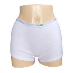 SWEET COTTON - Bóxer Deportivo de Algodón Blanco