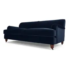 YOLODECORO - Sofá Orson De 3 Cuerpos Azul Tinta