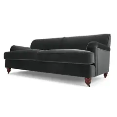 YOLODECORO - Sofá Orson De 3 Cuerpos Gris Medianoche