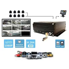 GENERICO - Mdvr Vehicular AHD Disco Duro 2tb Sd 256gb 8 Canales 12-24v