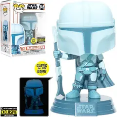 FUNKO - Pop star wars the mandalorian gitd sticker oficial ee exclusive