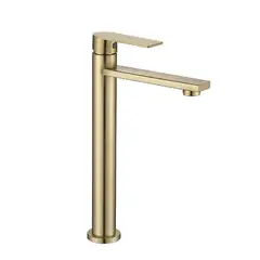 XM - LLAVE DE LAVATORIO ALTO DORADO L304-219A07