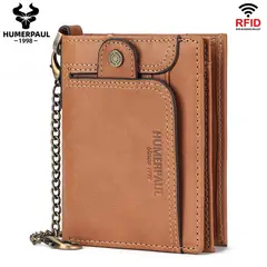 GENERICO - Billetera de Cuero Vacuno con RFID BP950