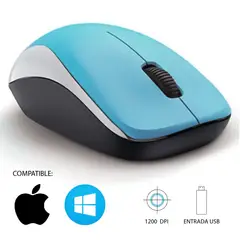 GENIUS - Mouse Inalámbrico NX-7000 Azul