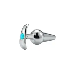 GENERICO - Plug Anal De metal 11x34cm con base