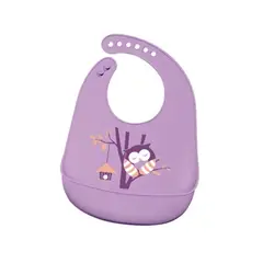 GENERICO - BABERO DE SILICONA BUHO