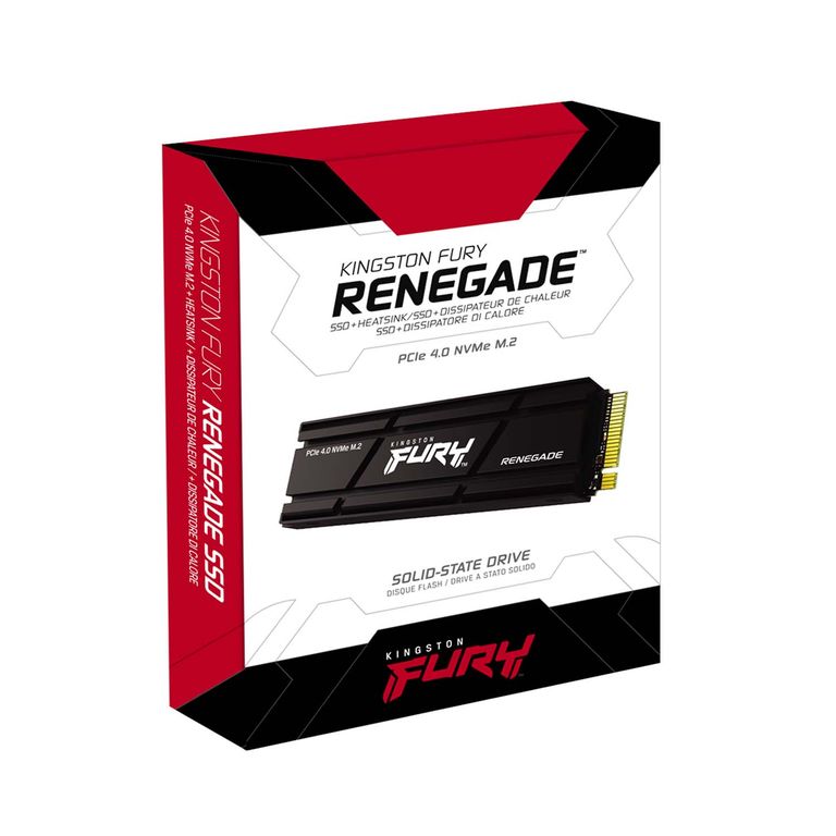 Disco Sólido FURY Renegade 1TB SSD NVMe M2 con Disipador PC Ps5
