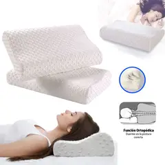 HOLGU - Almohada ortopédica viscoelástico funda