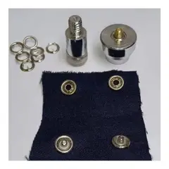 GENERICO - 100 Broche Metálico R15 Pañalero Ropa Bebe Más TROQUEL