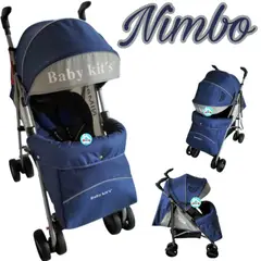 BABY KITS - Coche Bastón Reclinable NIMBO BK6788 AZUL