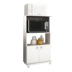 BONNO - Mueble De Cocina Multiuso Ania Blanco