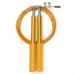 SPORT FITNESS - Sogade saltar crosfit aluminio - Amarillo