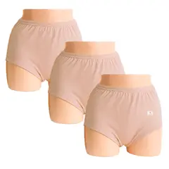 SWEET COTTON - Pack x3 Trusa Clásica Beige