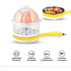 GENERICO - Sartén Hervidor de Huevos Eléctrica - Amarillo
