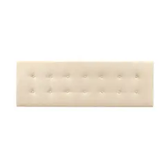VILLA HOGAR - Cabecera cube Queen beige -