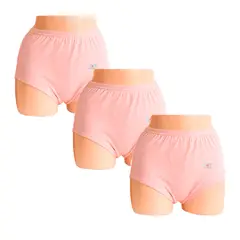 SWEET COTTON - Pack x3 Trusa Clásica Rosado