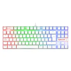 REDRAGON - Teclado Mecánico KUMARA K552W-RGB White Switch Red SP