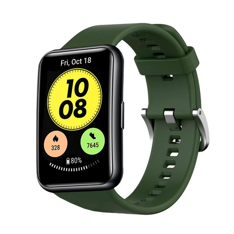 Correa Para Huawei Watch Fit Verde Militar