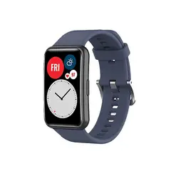 GENERICO - Correa Para Huawei Watch Fit Azul Gris
