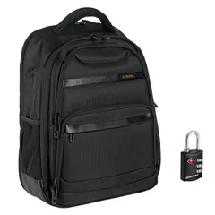 TRUPER - Kit Mochila porta laptop Candado combinación Hermex