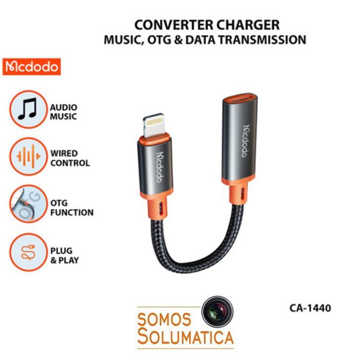 Adaptador Otg Tipo C - Lightning Alta Velocidad - Para iPhone