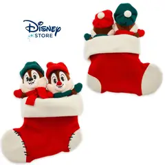 DISNEY - Chip y Dale Peluches en Bota Media Navideña - Store
