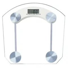 GENERICO - Balanza digital de vidrio templado Hasta 180KG