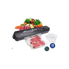 GENERICO - Sellador de Bolsa al Vacío + 10 bolsas para Alimentos