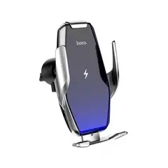 HOCO - Soporte Holder 360° con Carga Rápida Inalámbrica 15W Celulares en Auto
