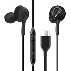 OEM - Audifono Tipo Samsung AKG Tipo C Tune Bass NEGRO - CAJA- GENERICO