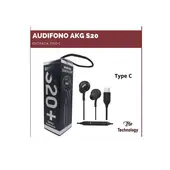 OEM - Audifono Tipo Samsung AKG Tipo C Tune Bass NEGRO - CAJA- GENERICO