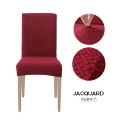 GENERICO - Funda De Silla De ComedorFunda De Silla Ajustable Elástica-6PCS