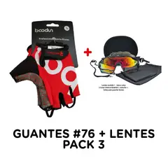 COVER - Pack Guantes 76 BOODUN - Lentes de Ciclismo