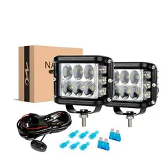 NAOEVO - Barra Led 4” Strobe 60W Arnés 3MT