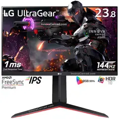 LG - Monitor Gaming UltraGear 24GN65R-B 24 144Hz,1Ms GTG, IPS HDR10