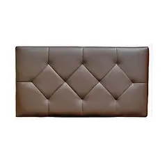 VILLA HOGAR - Cabecera Rombo 1.5 plazas chocolate - Villa Hogar.