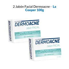 GENERICO - 2 Jabón Facial Dermoacne - La Cooper 100g
